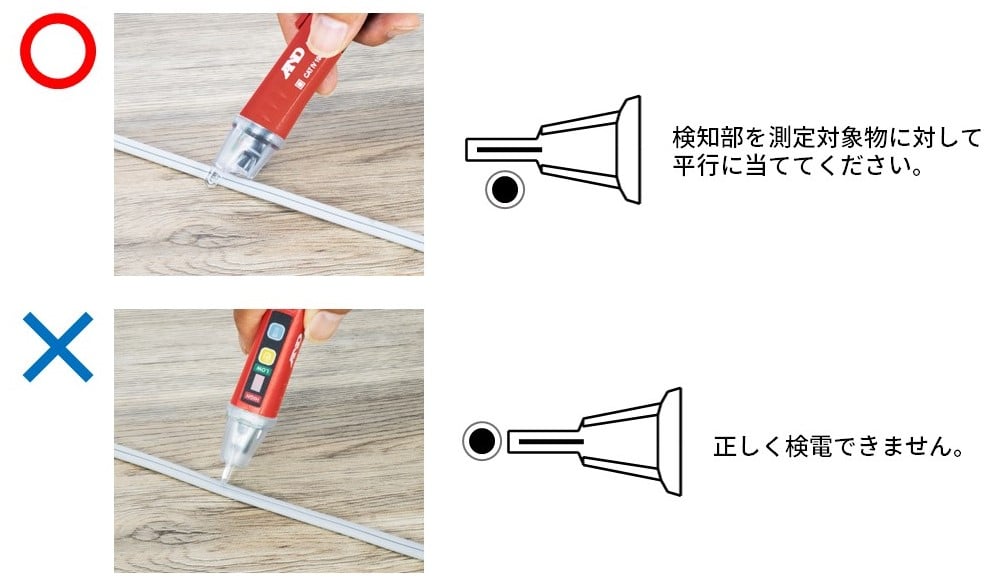 検電器の正しい使い方